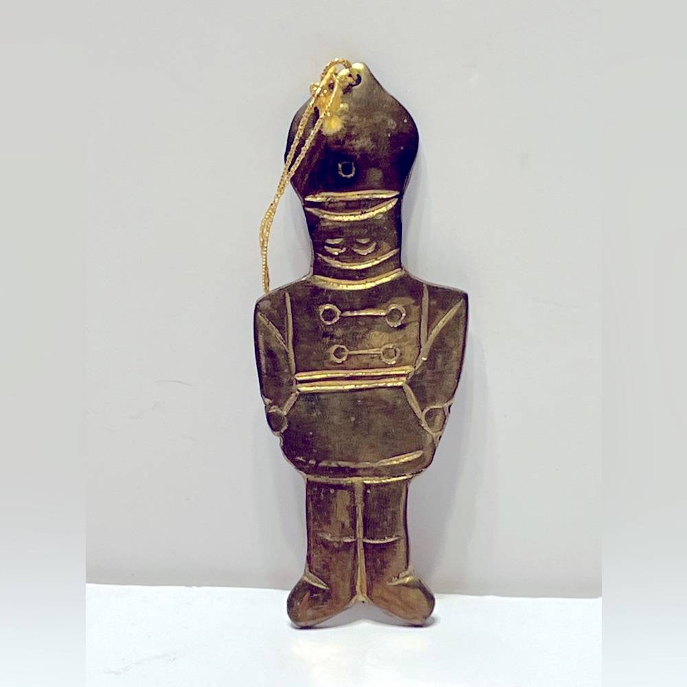Department 56 Brass Toy Soldier Ornament